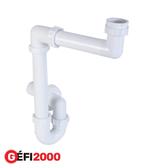 Styron STY-641-2 Csőszifon 1 medencés helytakarékos 40 mm