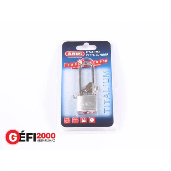 ABUS Titalium 727TI/30HB60 hosszúkengyeles lakat