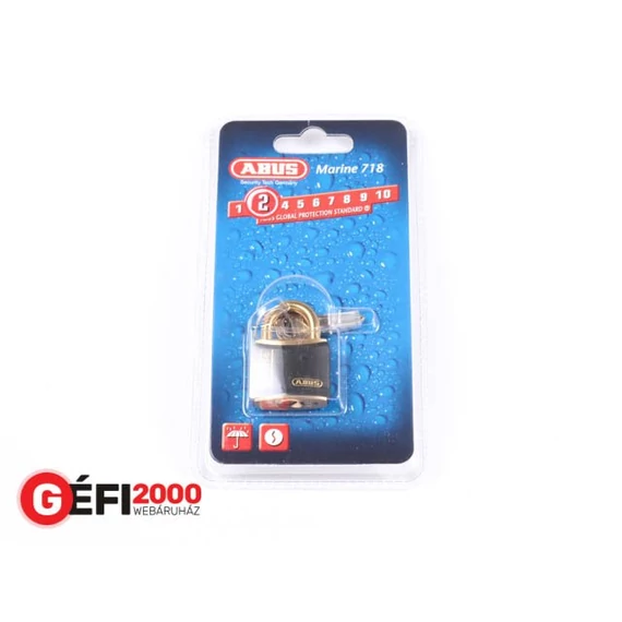 ABUS 718/30 MARINE lakat vízálló