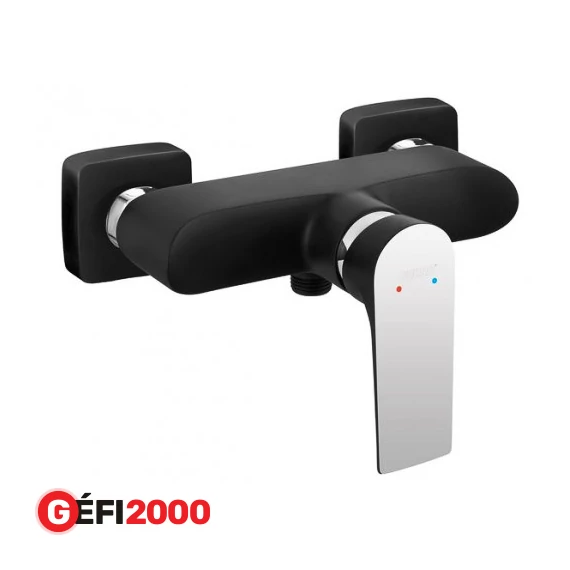 Ferro ALGEO SQUARE Black/Chrome - Zuhanycsaptelep