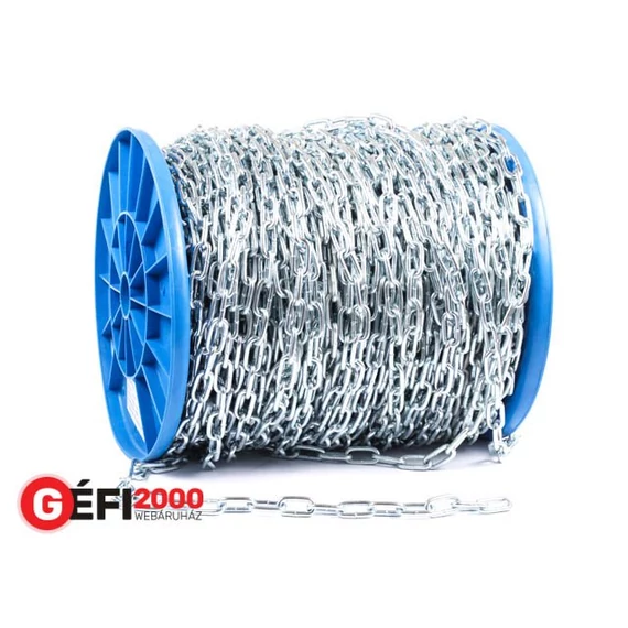 Lánc horganyzott 4 mm/60 m.