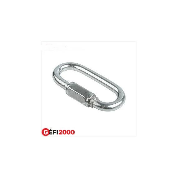 Karabiner csavaros M4x40 mm horganyzott