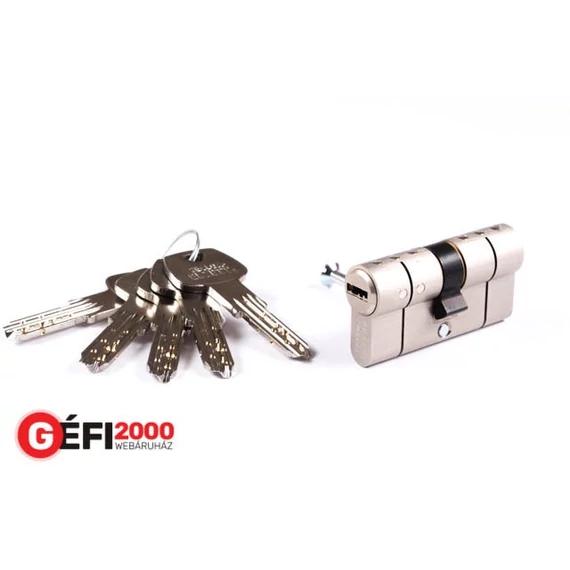 Zárbetét  X11 30/30 nikkel 5 kulcsos