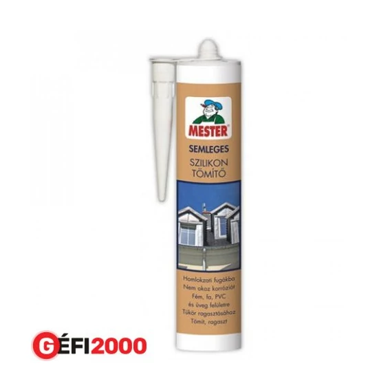 MESTER semleges szilikon fehér 310 ml