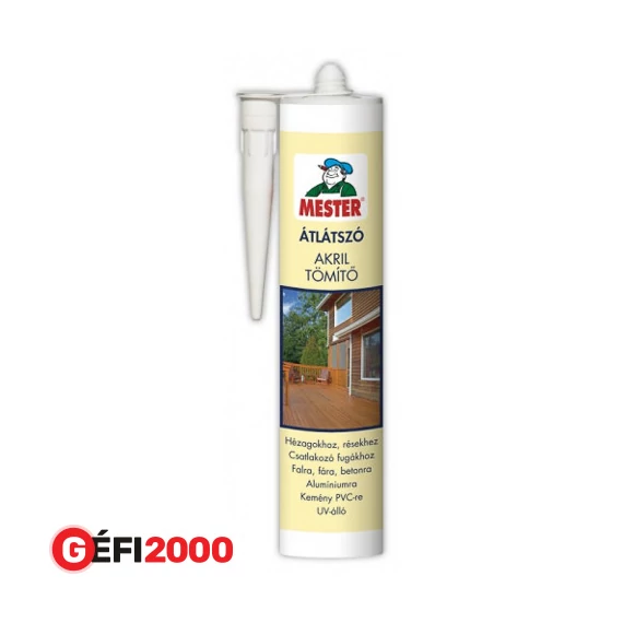 MESTER akril átlátszó 310ml