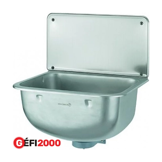 HAAS Falikút szett rozsdamen. acél (6260 kút+szif+rács/46,5x45x33)