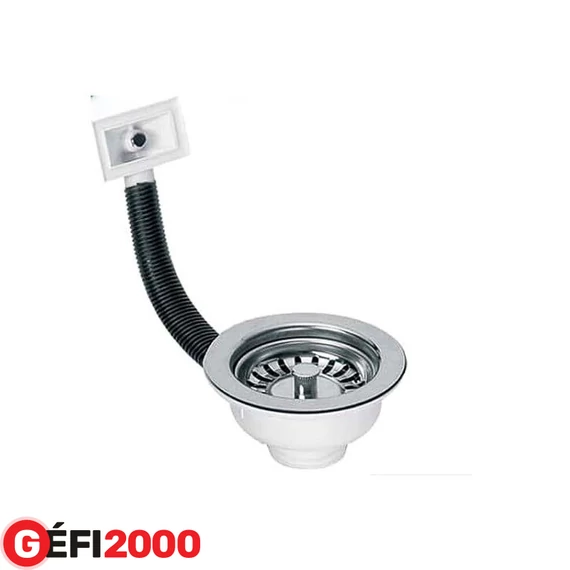 Leeresztő túlfolyós 6/4"-114mm szögletes túlfolyó    HC 160 RFS