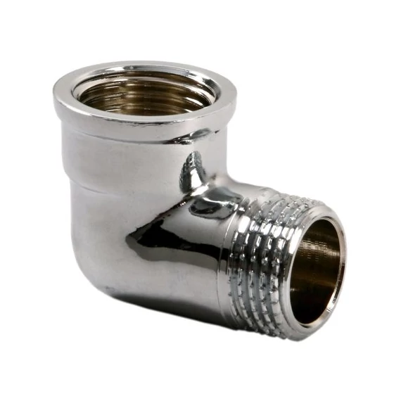 Ferro 3/4" BK könyök, króm