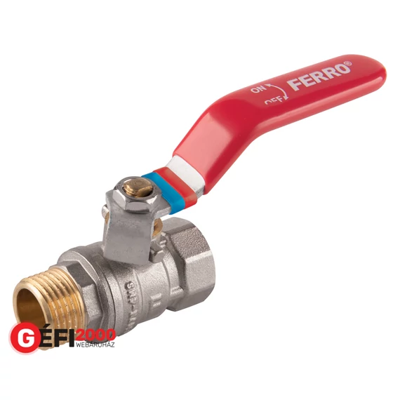 Ferro F-Comfort golyóscsap kezelőkarral, 3/4" KB /10/