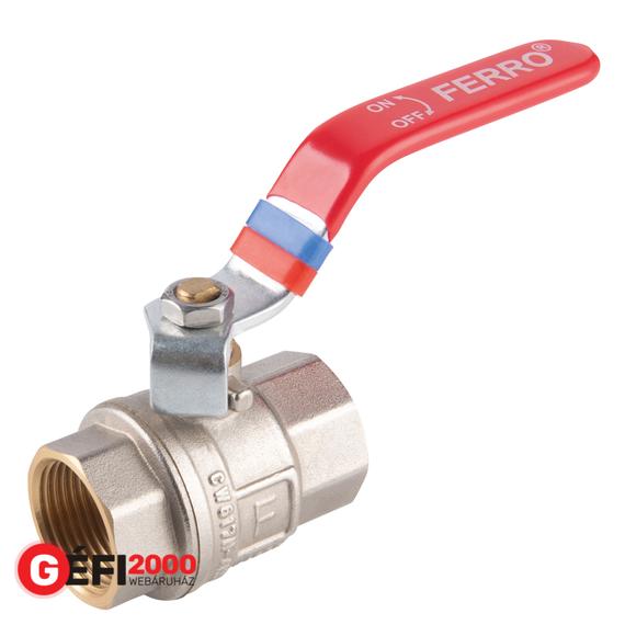Ferro F-Power golyóscsap lapátkarral, 3/4" BB  /10/