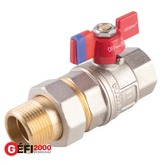 Ferro F-Power golyóscsap pillangókarral, 3/4" KB hollandis /12/