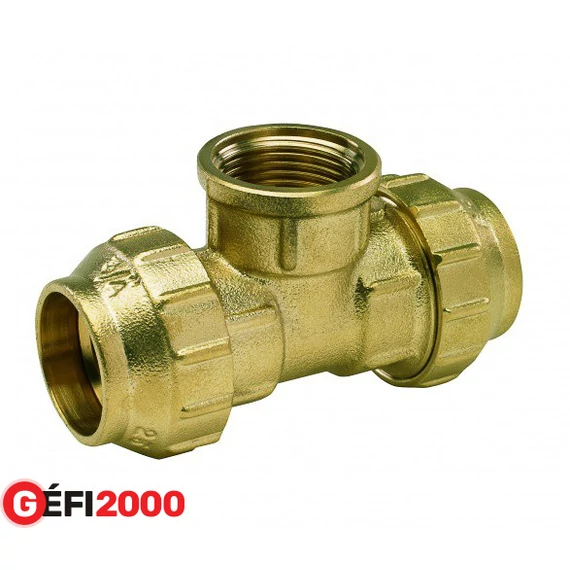 KPE RÉZ T-idom 25x3/4x25 BM