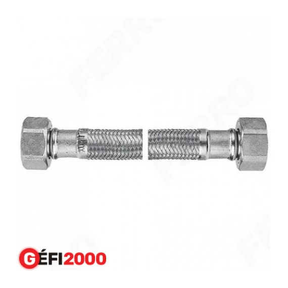 Ferro Acélborítású flexicső 1/2" x 3/4" BB   60 cm /10/