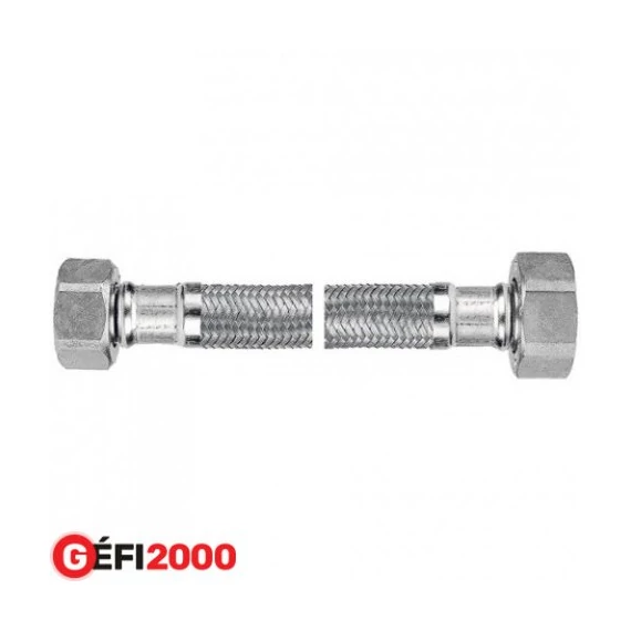 Ferro Acélborítású flexicső 3/8" x 3/8" BB 30 cm