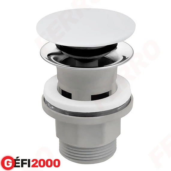 Ferro Click-clack lefolyószelep G5/4" túlfolyós mosdóhoz