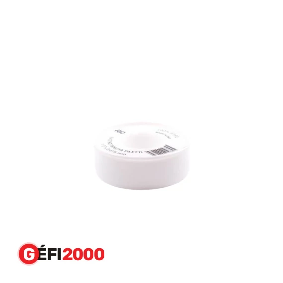 Teflon szalag vízre 1/2" x 0,075 mm x 10 fm (fehér dobozos)