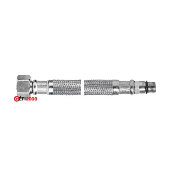 Ferro Acélborítású flexicső 1/2" x M10x1 rövid véggel 60 cm /10/