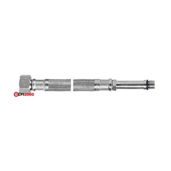Ferro Acélborítású flexicső 3/8" x M10x1 hosszú véggel 60 cm