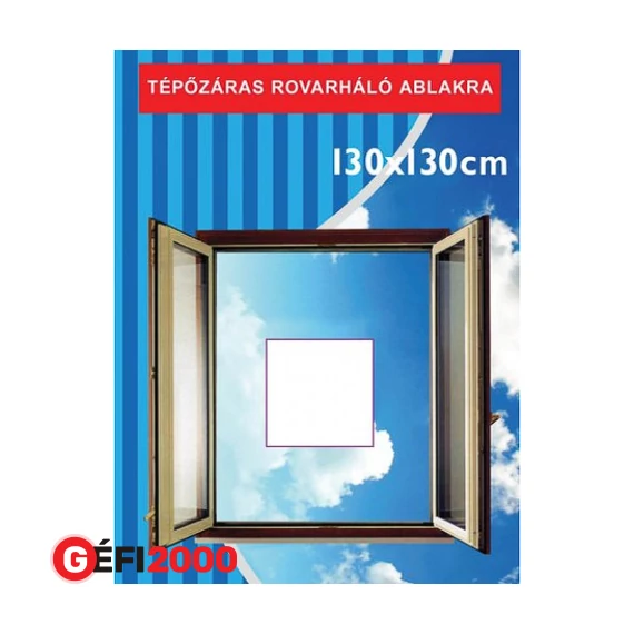 Szúnyogháló ablakra 130x150 fekete FS04