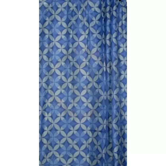 Zuhanyfüggöny textil 180x200 cm KÉK MINTÁS design