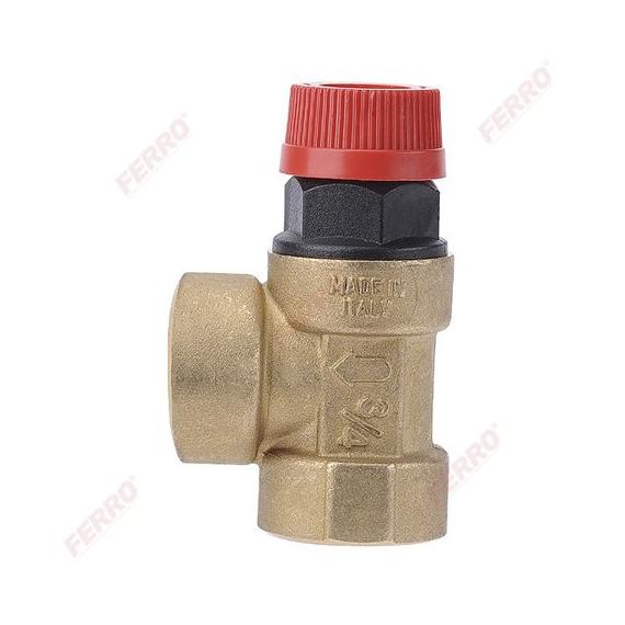 FERRO biztonsági szelep 1/2" 6 bar
