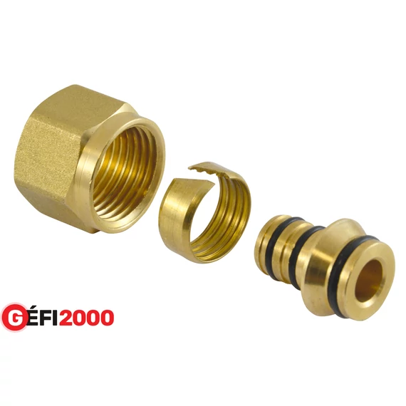 Ferro tömörítő szerelv. 1/2" menet 16x2mm-es ötrétegű csőhöz
