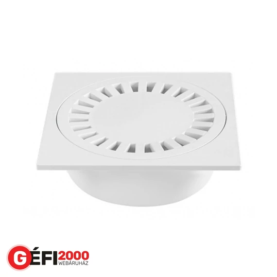HACO PV DN 50/55 B talaji vízgyűjtő akna alsó kifolyású fehér