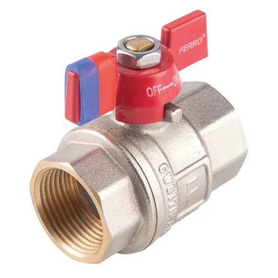 Ferro F-Power golyóscsap pillangókarral, 3/8" BB  /12/