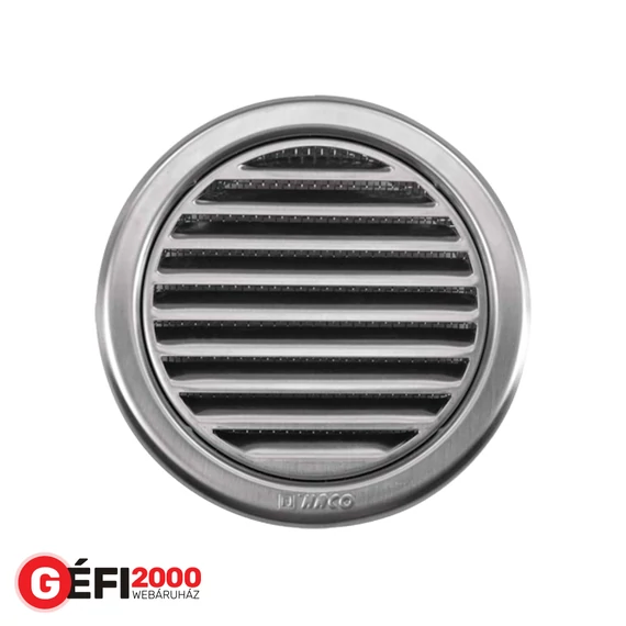 HACO Inox kerek szellőzőrács 110 mm.