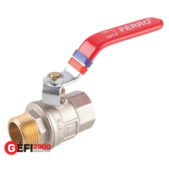 Ferro F-Power golyóscsap lapátkarral, 5/4" KB