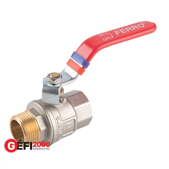 Ferro F-Power golyóscsap lapátkarral, 2" KB