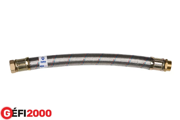 Mateu Flex bekötőcső M10 x 3/8  / 40cm /hosszú végű/