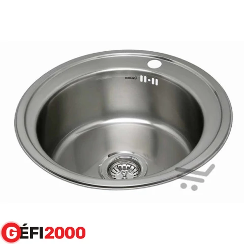 TEKA Centroval kerek mosogató BA 51 cm /1113 szifon/