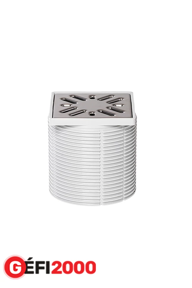 Styron STY-505-100 Padlórács magasított rozsdamentes 10x10 cm