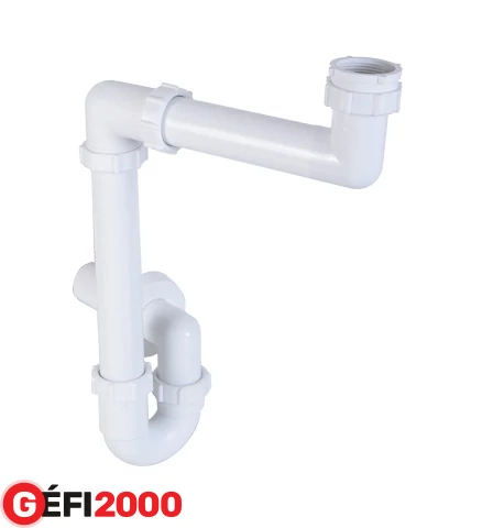 Styron STY-641-2 Csőszifon 1 medencés helytakarékos 40 mm