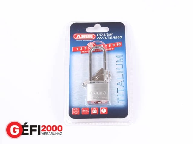 ABUS Titalium 727TI/30HB60 hosszúkengyeles lakat