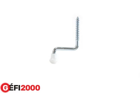 Félfordító csavaros 4 mm. MŰANYAG GOMBBAL    /25/
