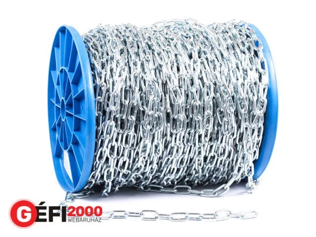 Lánc horganyzott 2 mm/100 m.