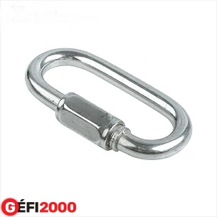 Karabiner csavaros M4x40 mm horganyzott