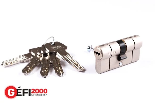 Zárbetét  X11 30/30 nikkel 5 kulcsos