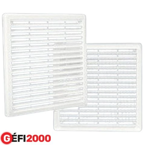 Haco Szellőzőrács hálóval VM 250 x 250 K fehér /lapos/