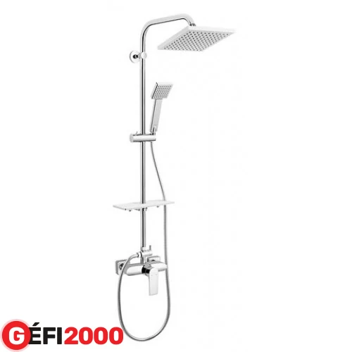 Ferro ALGEO SQUARE zuhanyrendszer csapteleppel NP74-BAQ7U