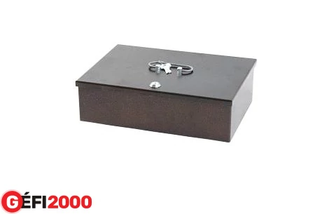 Pénzkazetta barna nagy 33x23x9