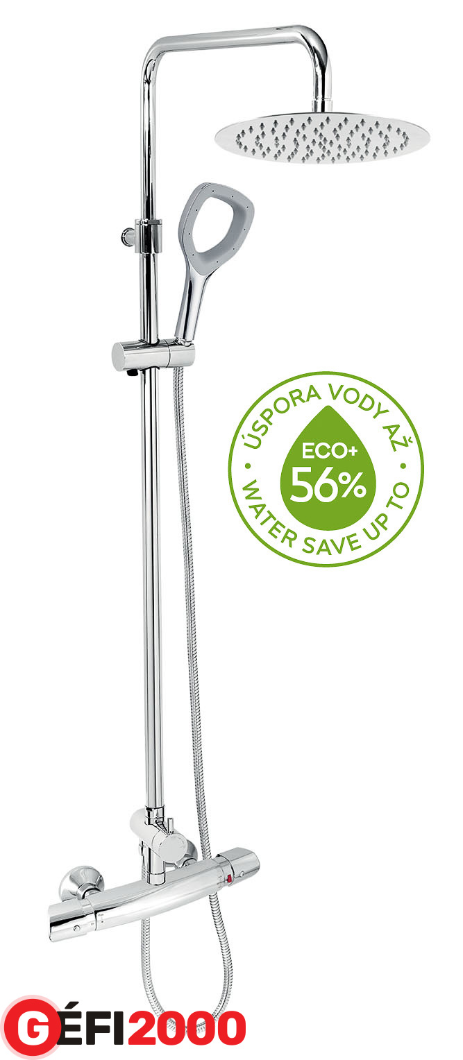Novaservis ECO+ zuhanyszett, 57963 termosztátos zuhany csapt