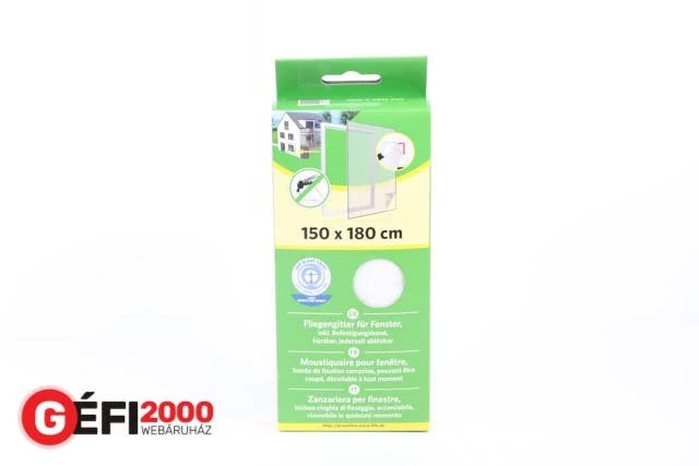 Szúnyogháló ablakra 130x130 fehér  FS03