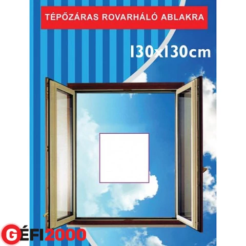 Szúnyogháló ablakra 130x130 fekete   FS03